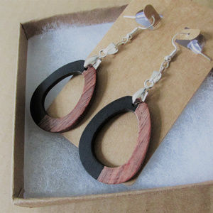 18K WG Plated Multi Media Naturals Earrings